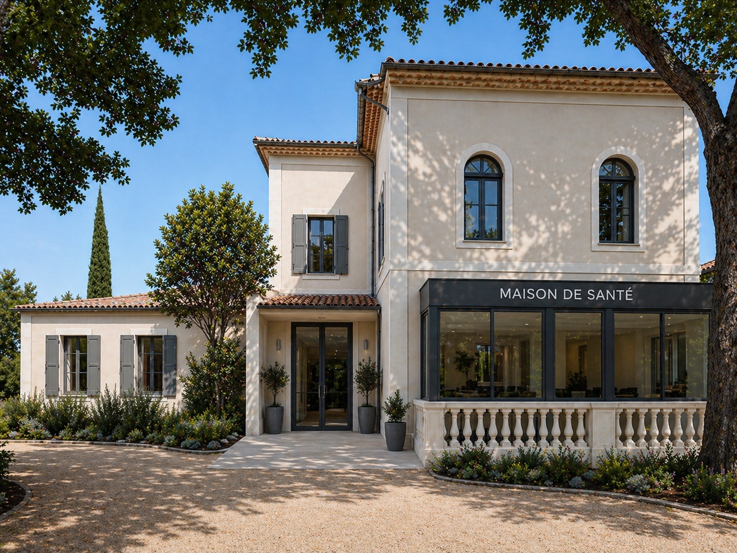 Maison de santé — façade